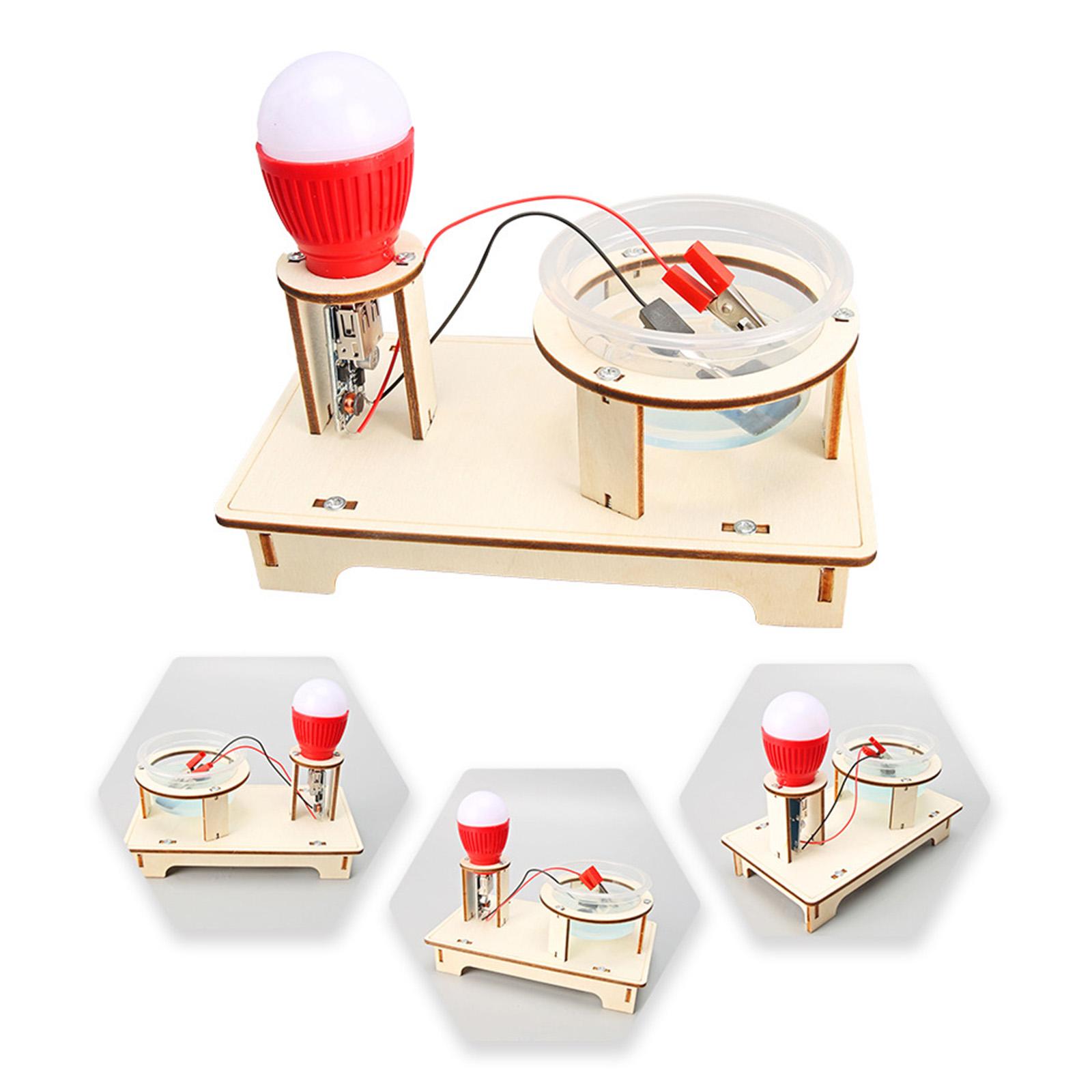 Kids Toys 10 Year Old - น้ําเกลือขับเคลื่อนเครื่องกําเนิดไฟฟ้าการทดลองวิทยาศาสตร์ชุด DIY การศึกษาชุดของเล่นสําหรับอายุ 8 9 10