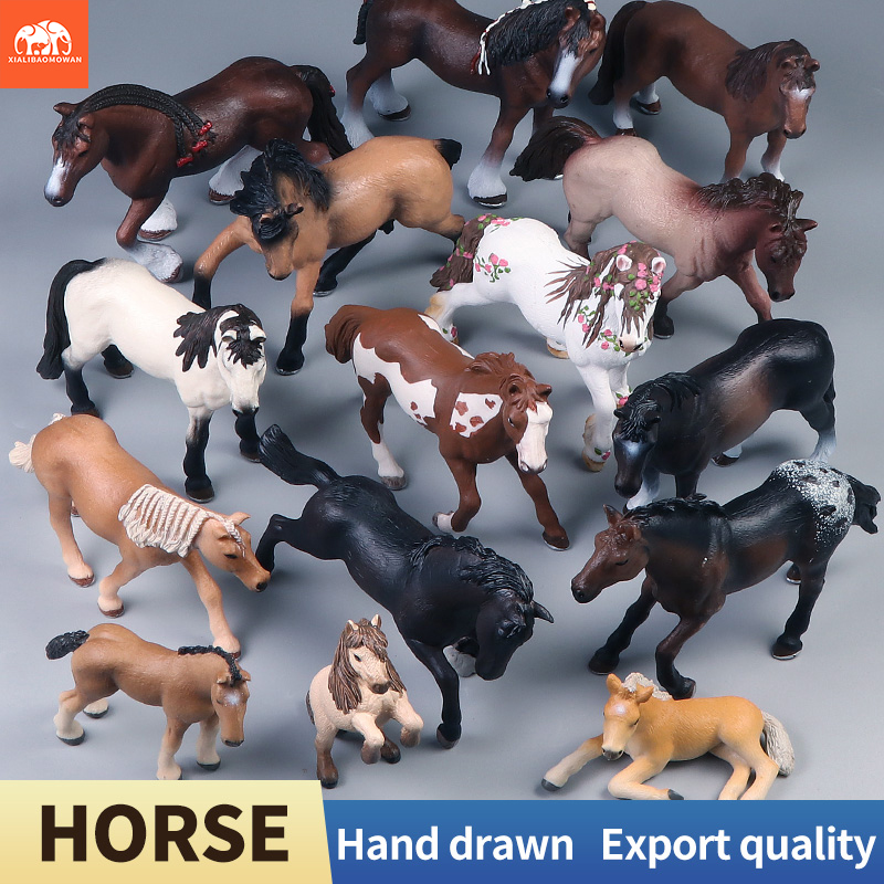 Kids Toys Horse - โมเดลม้ามีปีก แอคชั่นฟิกเกอร์ - ของเล่นจำลองฟาร์มสัตว์ปีก ม้า ของตกแต่งบ้าน