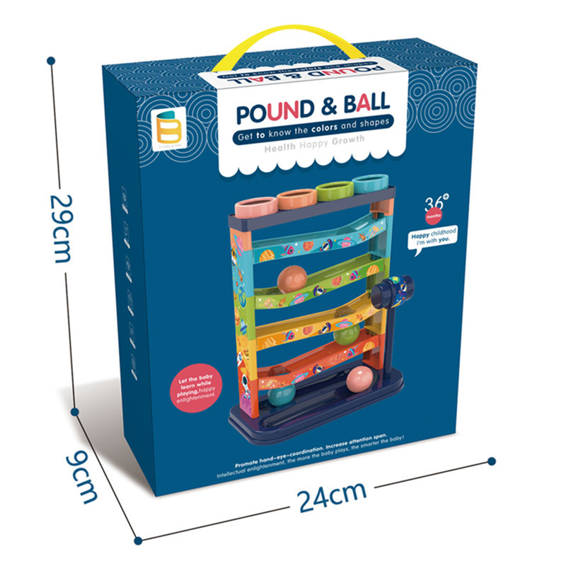 Kids Toys Learning - สีสัน 5 ชั้นสไลด์ botanque Early Education