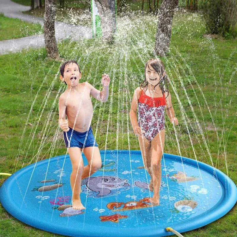 Kids Yard Toys - สระน้ําน้ําเด็กกลางแจ้งของเล่นตลกเด็ก Inflatable รอบ Sprinkler MAT YARD