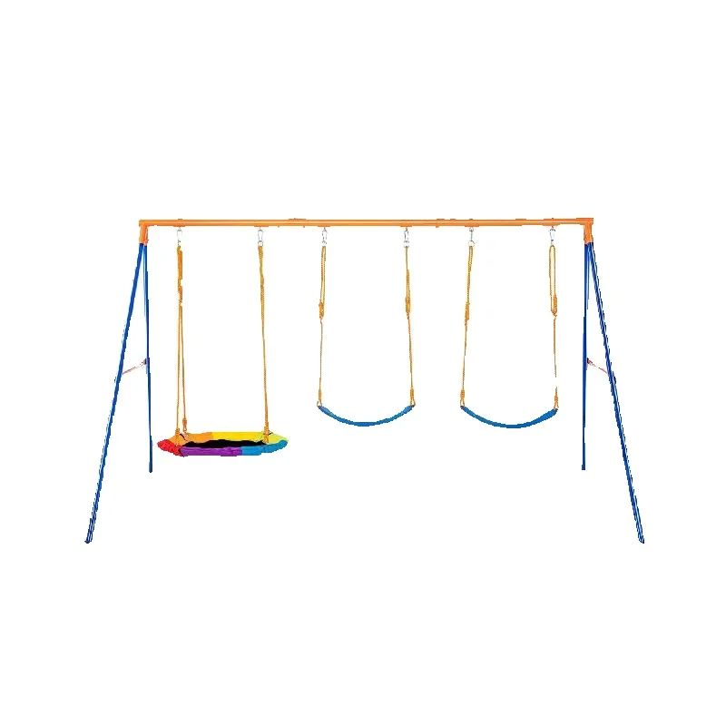 Kids Yard Toys - SucceBuy Swing ชุดสําหรับ Backyard ความจุ 600lbs