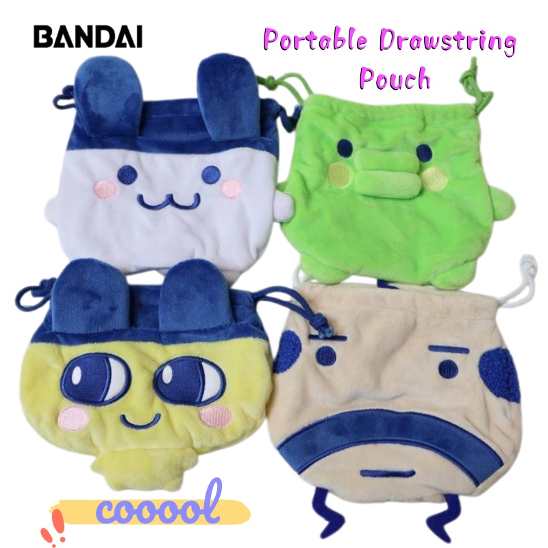 Bandai Model Tamagotchi - กระเป๋าใส่เหรียญลายการ์ตูนน่ารักสีสันสดใส ดีไซน์สร้างสรรค์ รุ่นใหม่ Tamagotchi Mametchi Mimitchi