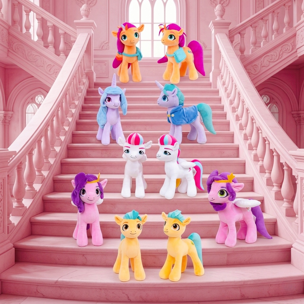 Kids Toys Horse - มาย ลิตเติ้ล โพนี่ ตุ๊กตาของเล่นม้า ตุ๊กตาการ์ตูน ของเล่นสะสม