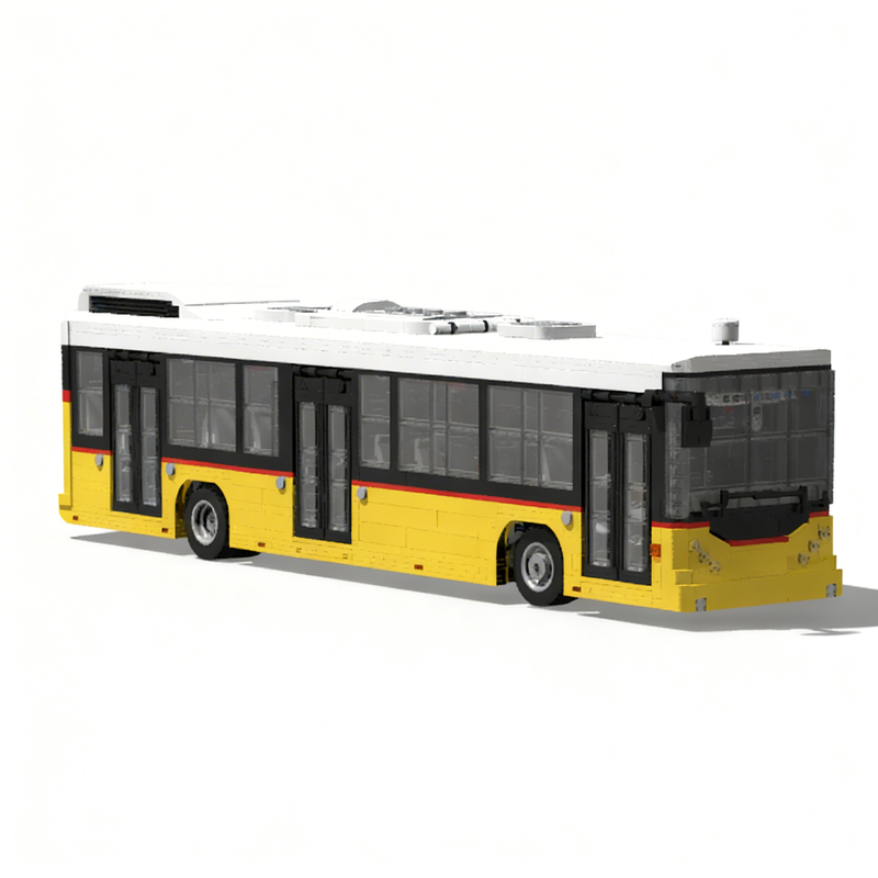 Kids Toys Bd - 3086 ชิ้น MOC รถไปรษณีย์เฮส บีดี เอ็น