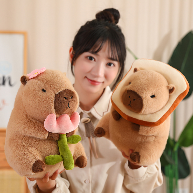 Lotus leaf Capybara Plush ของเ - Unicorn Stuffed Toy บทวิจารณ์และราคา