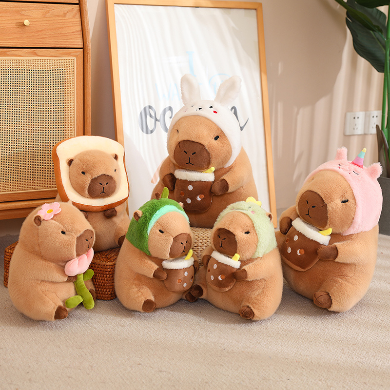 Lotus leaf Capybara Plush ของเ - Unicorn Stuffed Toy บทวิจารณ์และราคา
