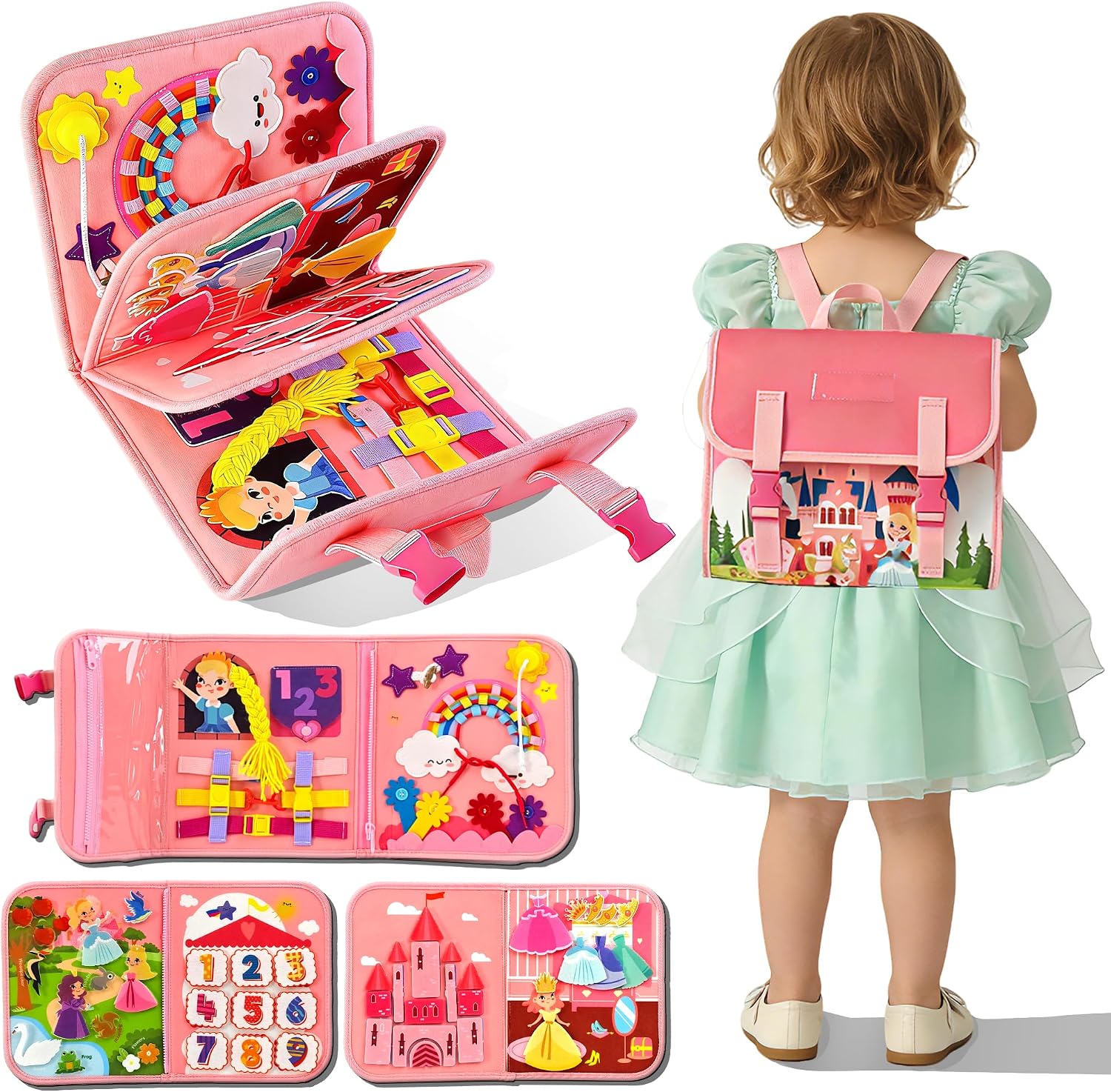 กระเป๋าเป้กิจกรรมปราสาทเจ้าหญิ - Kids Quiet Toys บทวิจารณ์และราคา