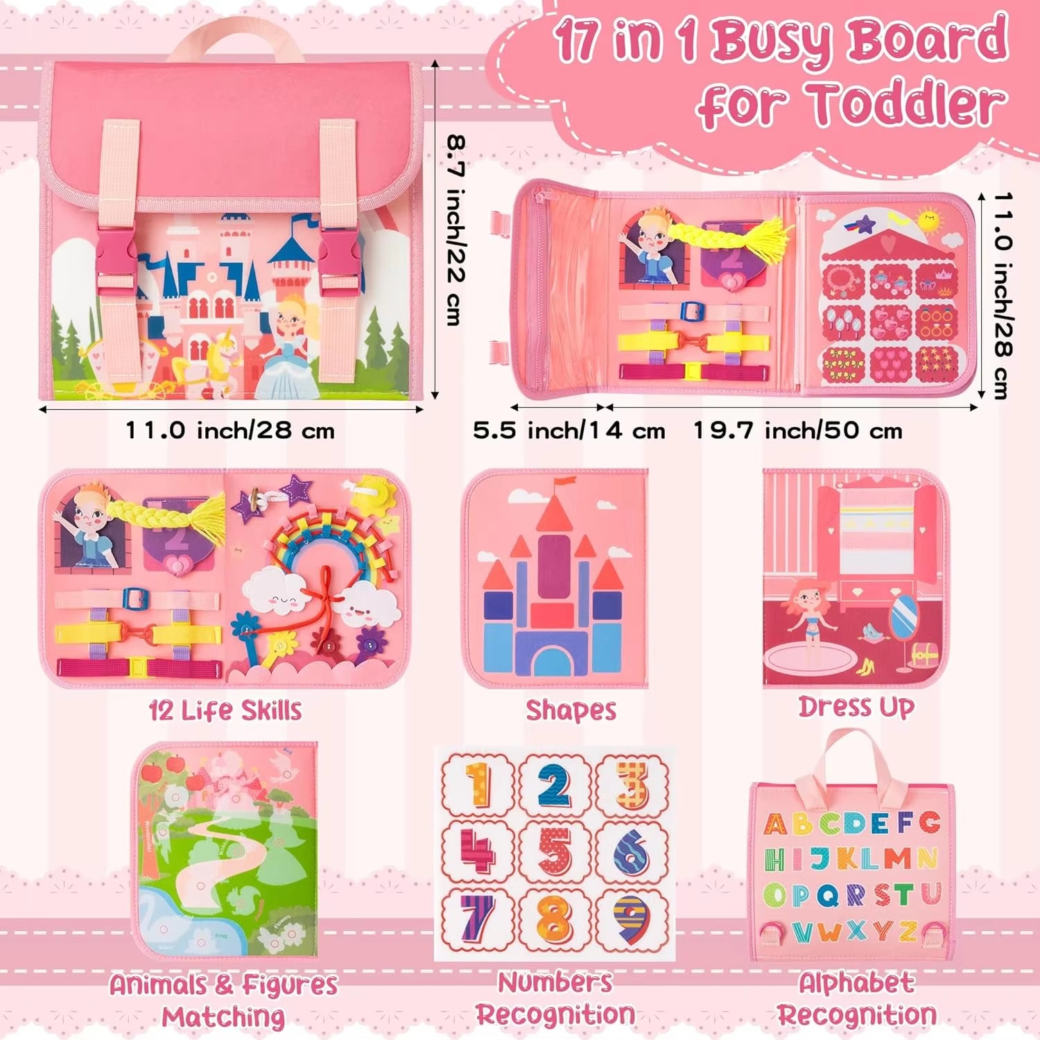 กระเป๋าเป้กิจกรรมปราสาทเจ้าหญิ - Kids Quiet Toys บทวิจารณ์และราคา