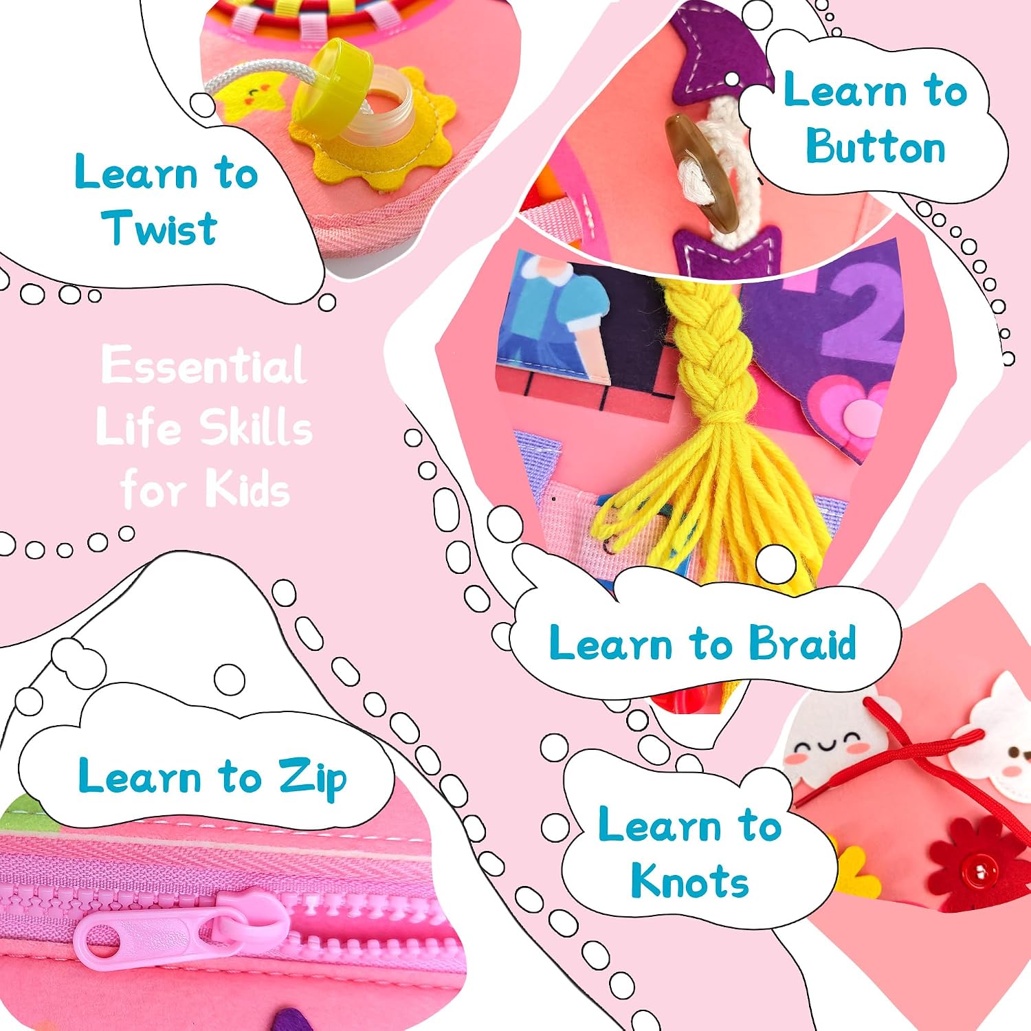 กระเป๋าเป้กิจกรรมปราสาทเจ้าหญิ - Kids Quiet Toys บทวิจารณ์และราคา