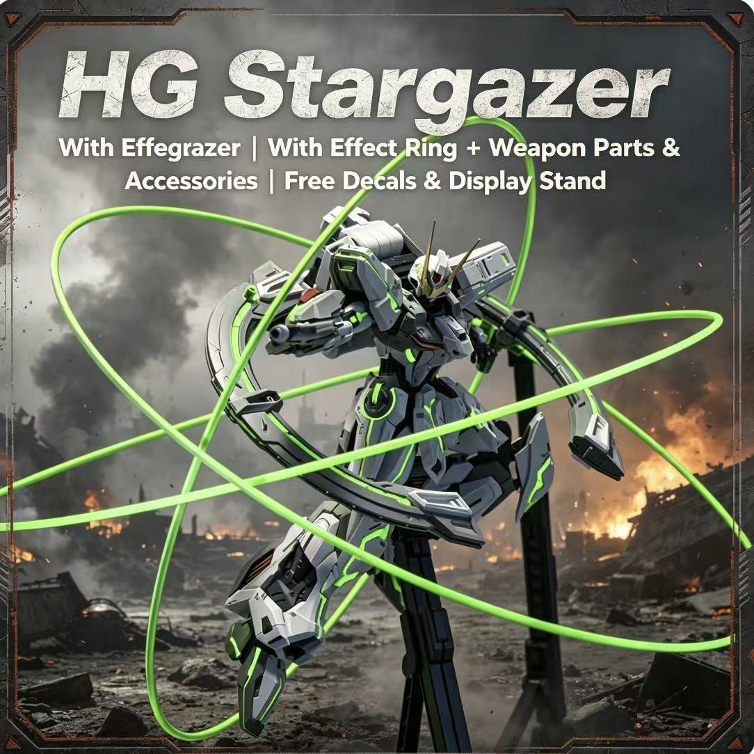 47 HG สตาร์เกเซอร์ เมชาพร้อมวง - Bandai Model Gundam Hg บทวิจารณ์และราคา