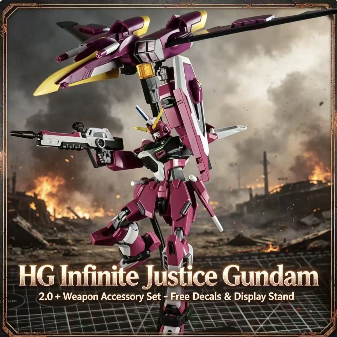 231 HG 1/144 Infinite Justice  - Bandai Model Gundam Hg บทวิจารณ์และราคา