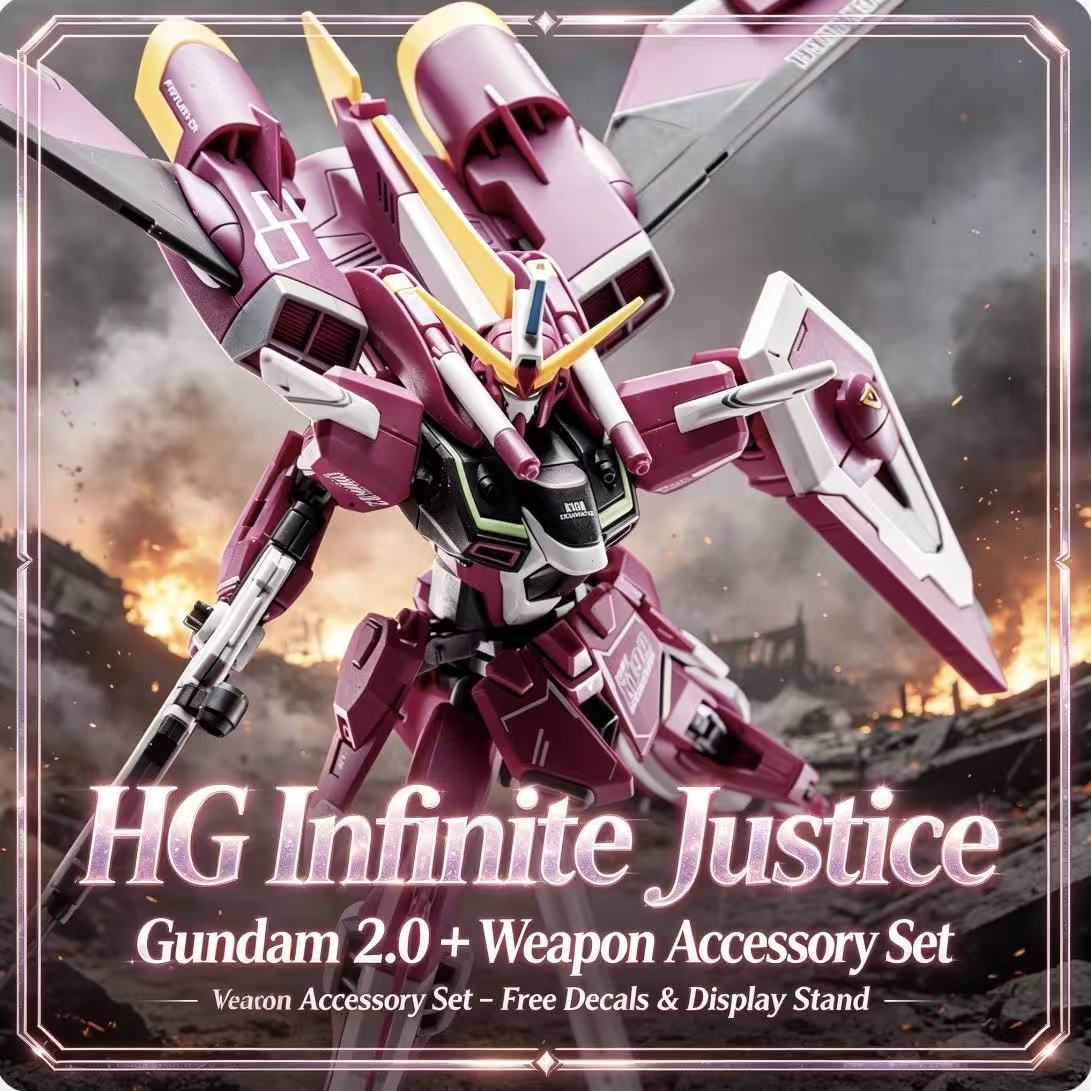 231 HG 1/144 Infinite Justice  - Bandai Model Gundam Hg บทวิจารณ์และราคา
