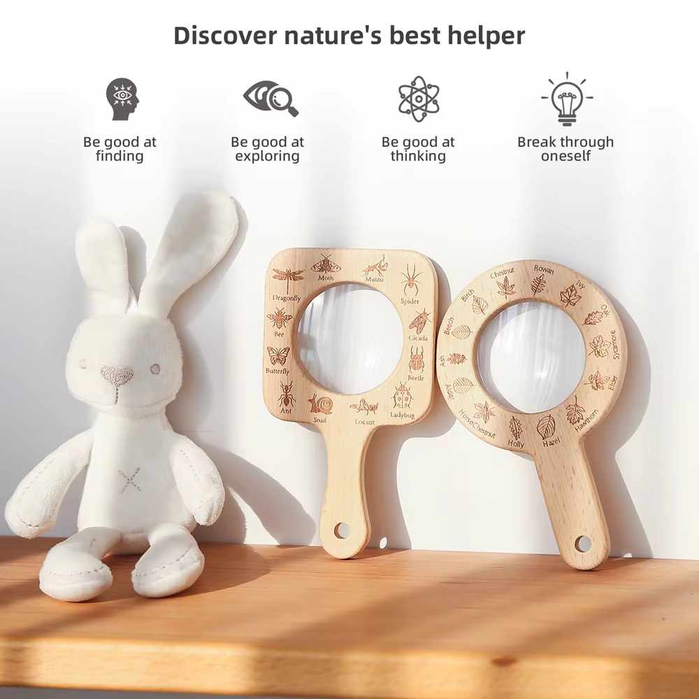 แว่นขยายไม้สำหรับเด็ก สำรวจธรร - Kids Toys Learning บทวิจารณ์และราคา