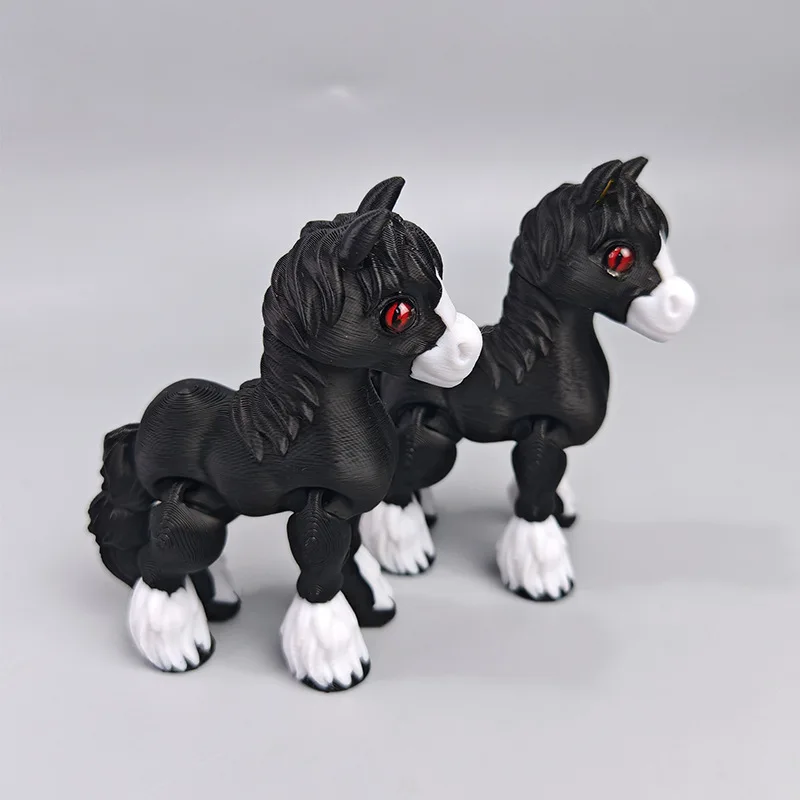 3D พิมพ์ Multi-Joint Movable ม - Kids Toys Horse บทวิจารณ์และราคา