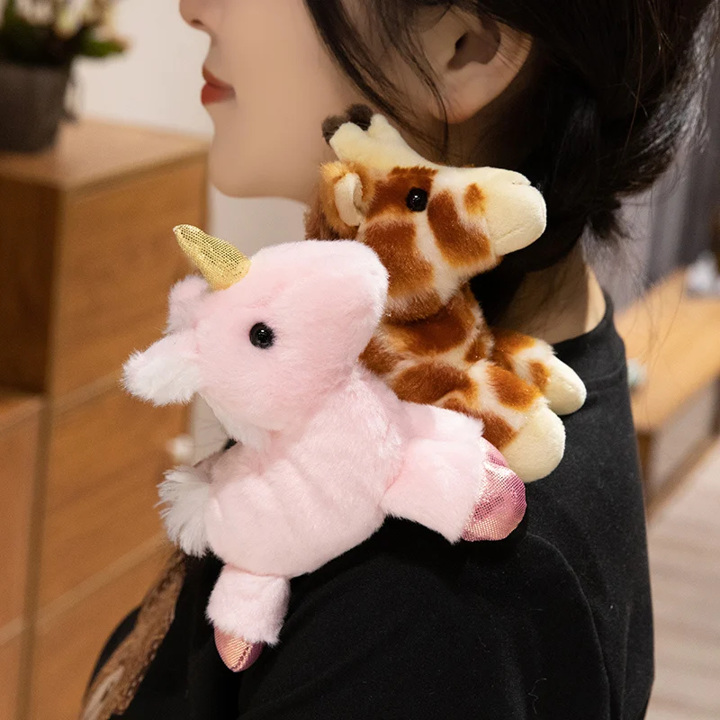 ต่างๆน่ารักตุ๊กตาสัตว์ไหล่สีชม - Unicorn Stuffed Toy บทวิจารณ์และราคา