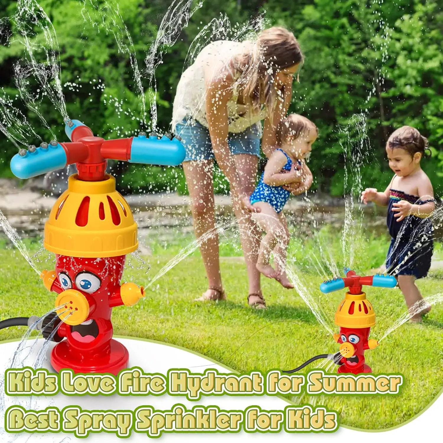 ของเล่นพ่นน้ำ ของเล่นสปริงเกอร - Kids Yard Toys บทวิจารณ์และราคา
