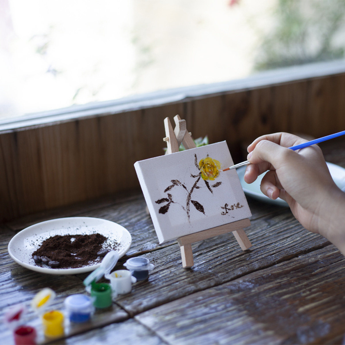 ขาตั้งไม้ขนาดเล็ก 10 ชิ้น พร้อ - Kids Art Easel บทวิจารณ์และราคา