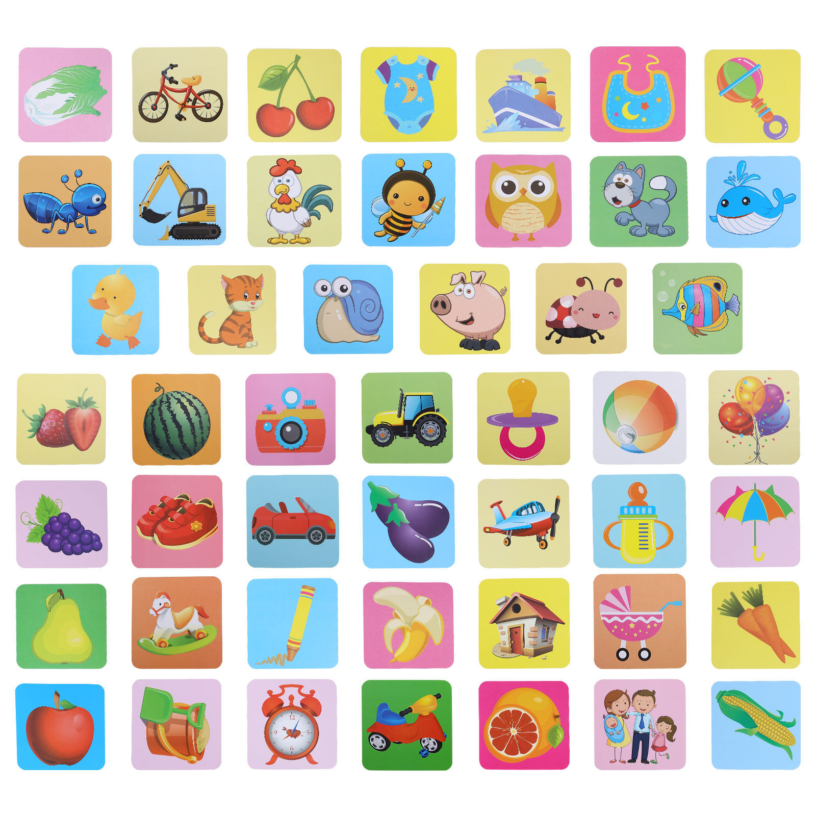 การ์ดกระตุ้นการมองเห็น ฝึกการจ - Kids Toys Learning บทวิจารณ์และราคา