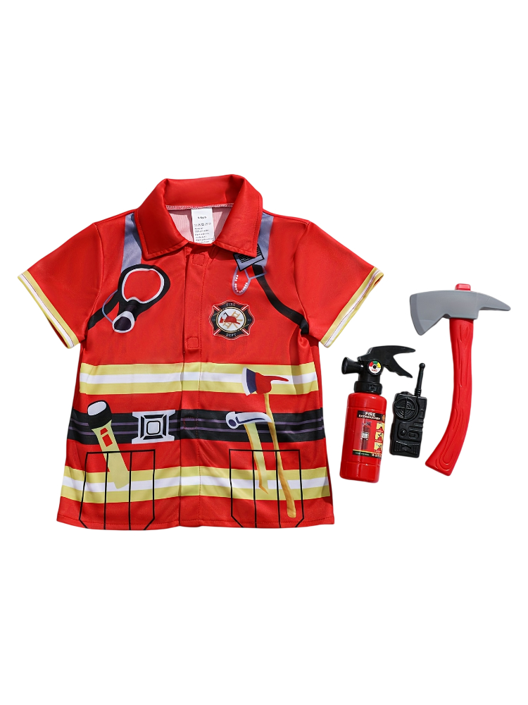 เสื้อเด็กสไตล์นักดับเพลิงพร้อม - Kids Toys Supplier บทวิจารณ์และราคา