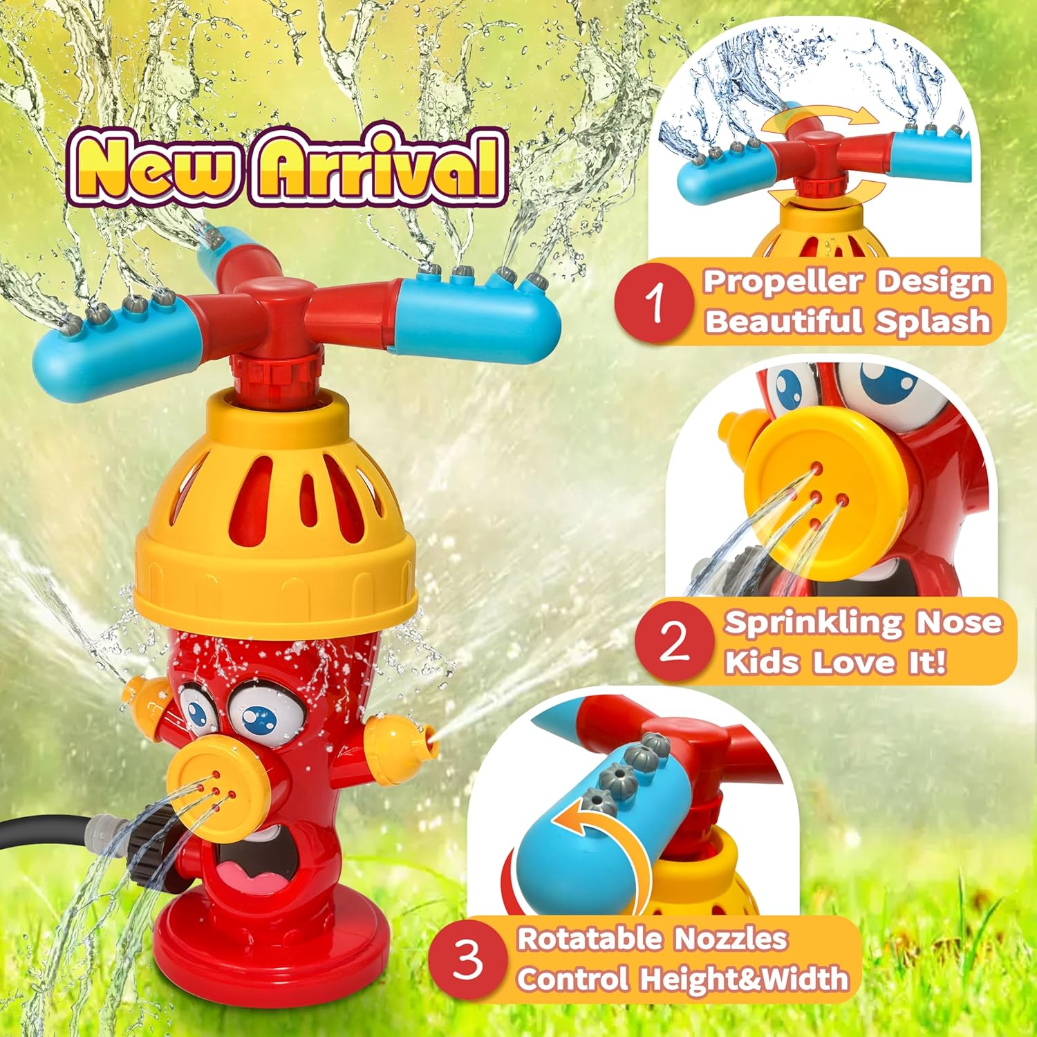 ของเล่นพ่นน้ำรูปหัวจ่ายน้ำดับเ - Kids Yard Toys บทวิจารณ์และราคา