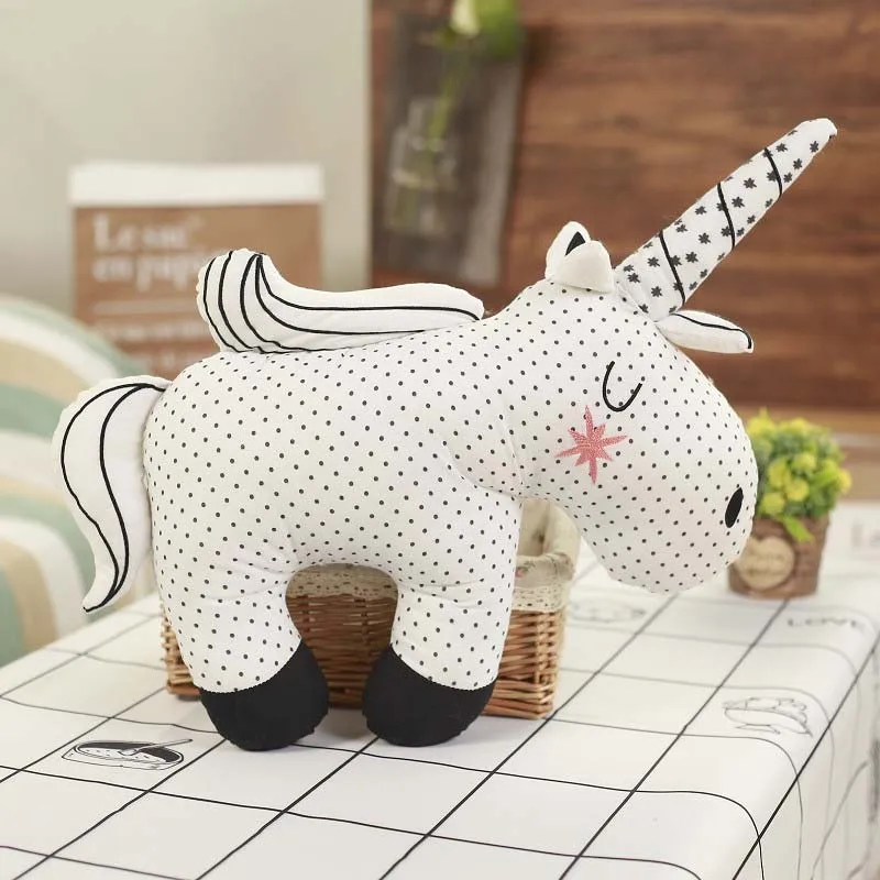 ตุ๊กตาผ้าฝ้ายรูปกระต่าย หมี ยู - Unicorn Stuffed Toy บทวิจารณ์และราคา