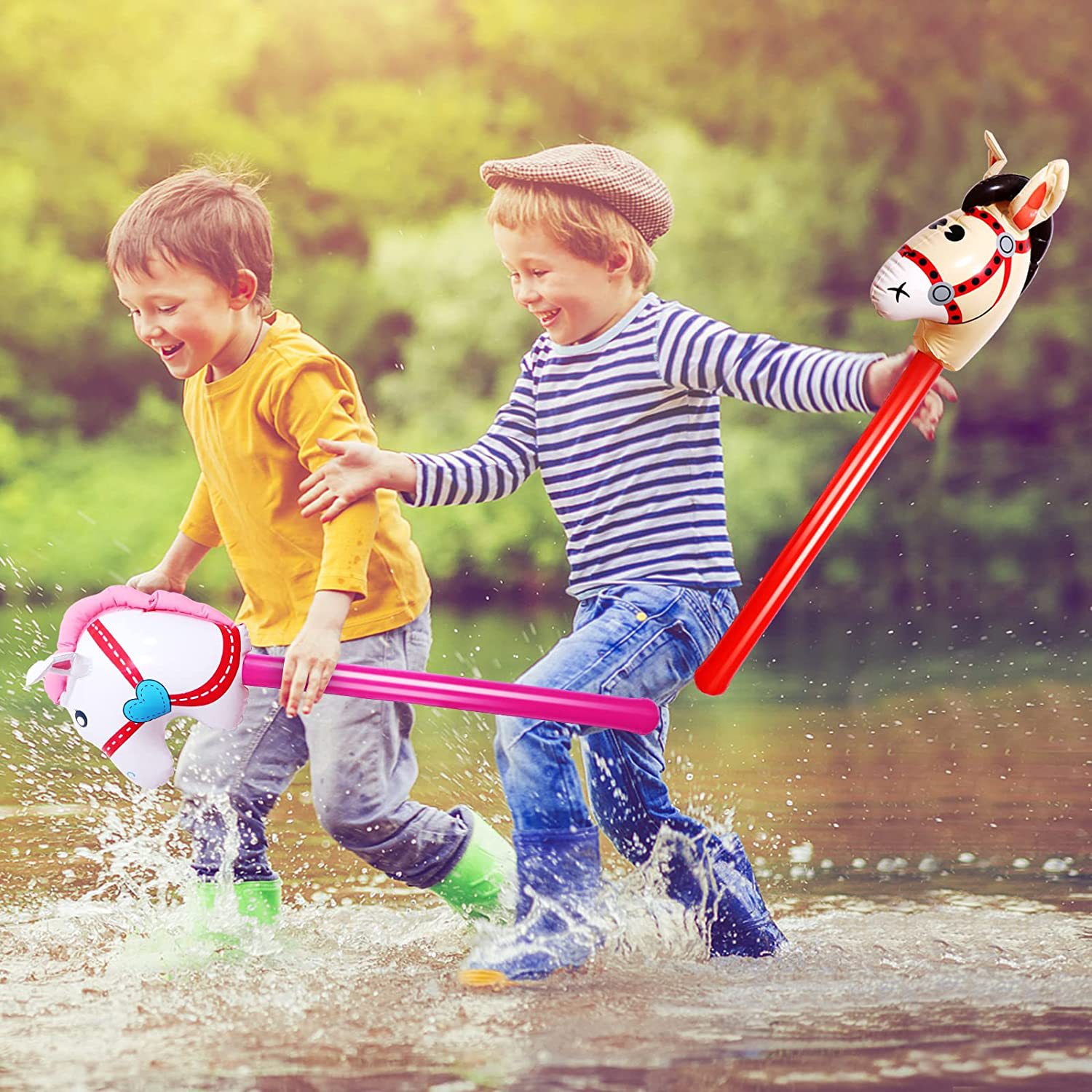 ลูกโป่งรูปม้าเป่าลมรูปม้ายูนิค - Kids Toys Horse บทวิจารณ์และราคา