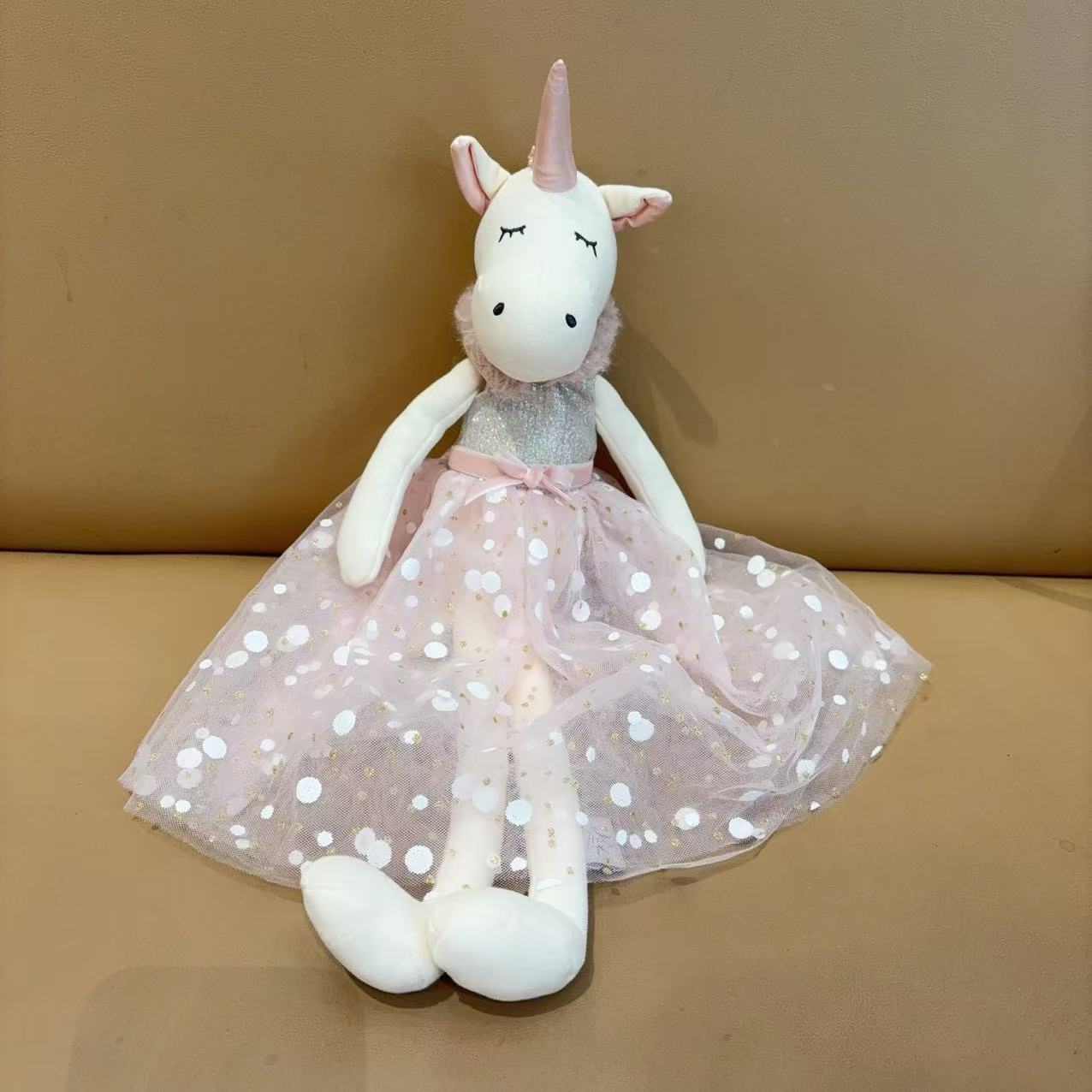 ตุ๊กตายูนิคอร์นสีชมพูขนาด 38 ซ - Unicorn Stuffed Toy บทวิจารณ์และราคา
