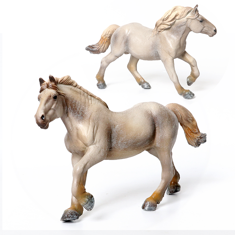 โมเดลม้าเหมือนจริง Clydesdale, - Kids Toys Horse บทวิจารณ์และราคา