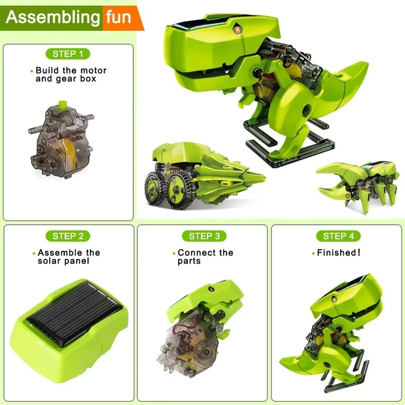 ชุดหุ่นยนต์พลังงานแสงอาทิตย์ 3 - Kids Toys 10 Year Old บทวิจารณ์และราคา