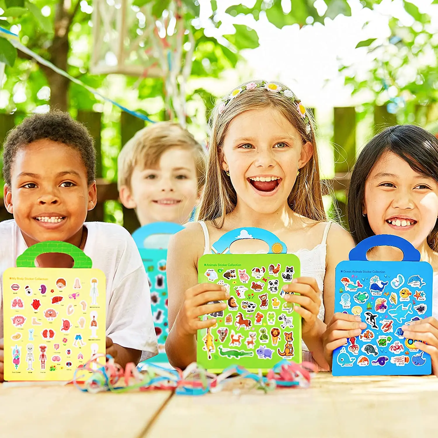 เด็กReusableหนังสือสติกเกอร์หล - Kids Toys 10 Year Old บทวิจารณ์และราคา