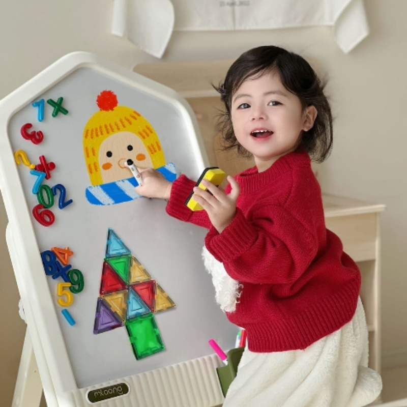 กระดานวาดภาพแม่เหล็กสำหรับเด็ก - Kids Art Easel บทวิจารณ์และราคา