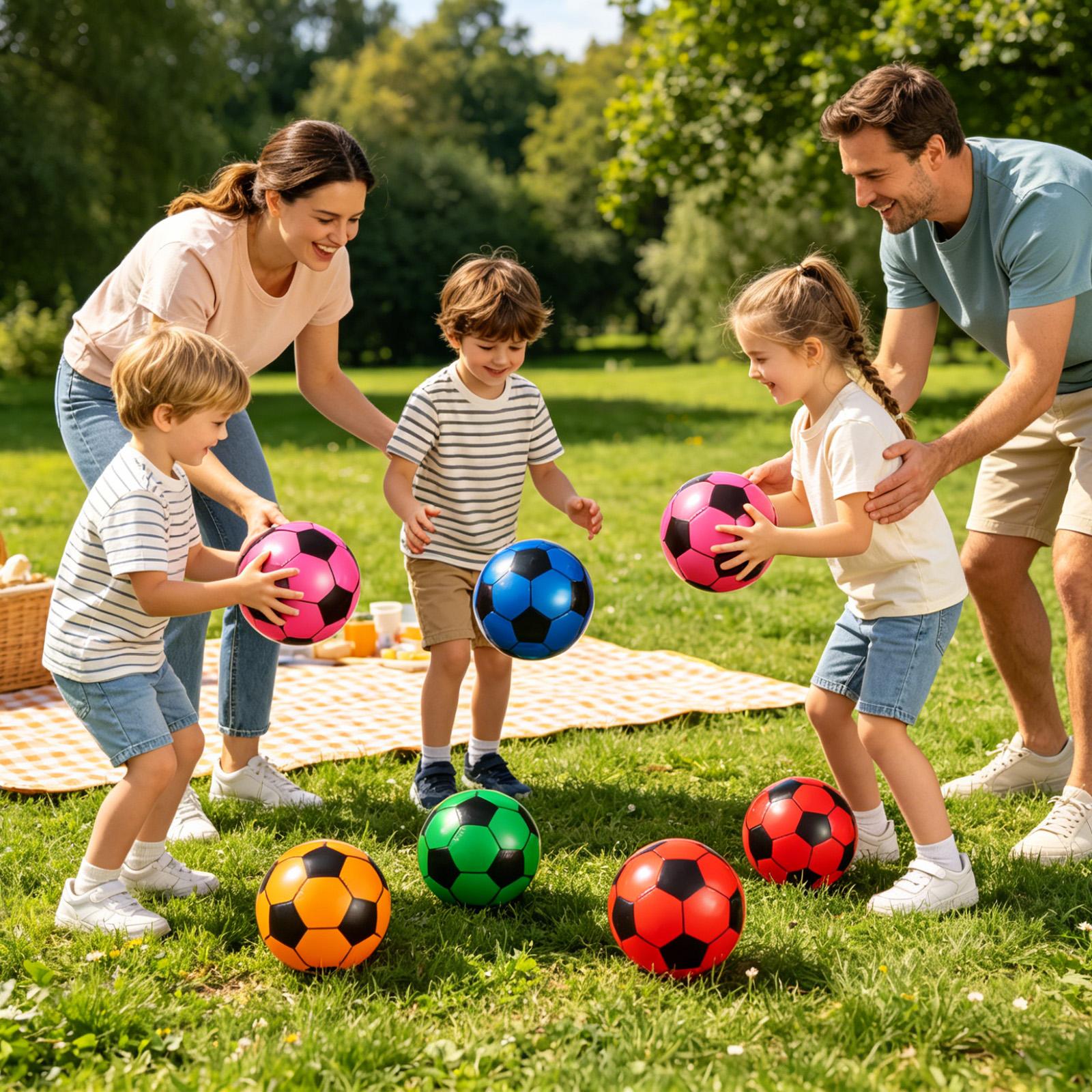ลูกฟุตบอลเป่าลม 6 ชิ้น ของเล่น - Kids Yard Toys บทวิจารณ์และราคา