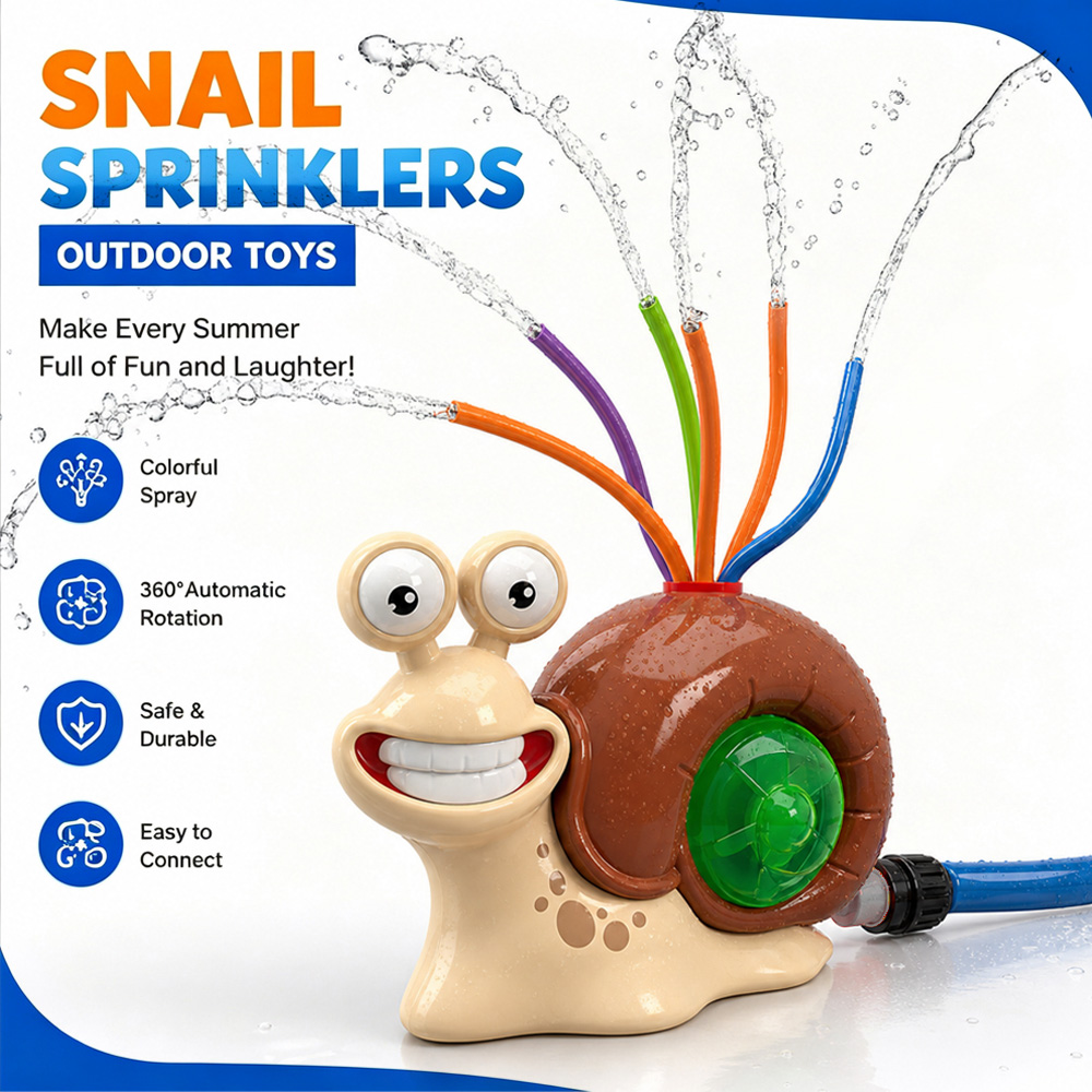 ของเล่นพ่นน้ำกลางแจ้ง รูปหอยทา - Kids Yard Toys บทวิจารณ์และราคา