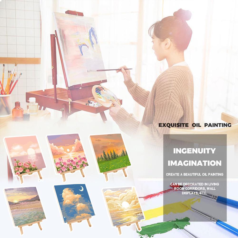 ชุดระบายสีตามตัวเลข DIY สำหรับ - Kids Art Easel บทวิจารณ์และราคา